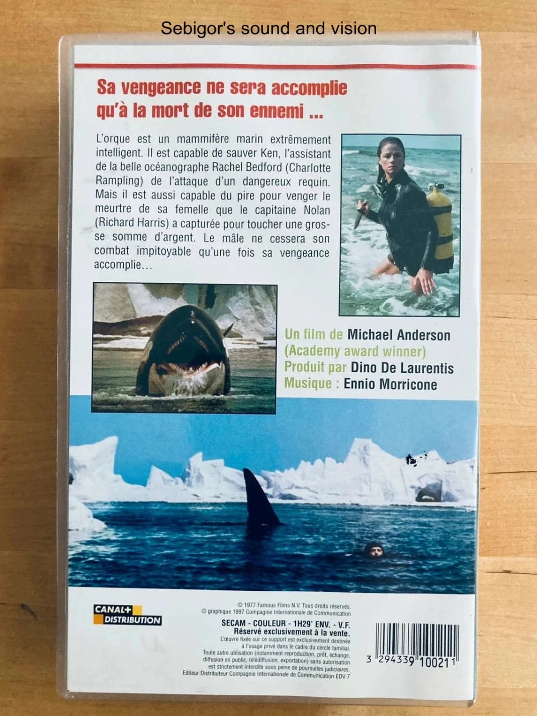 Cassete VHS Orca. – photo 3